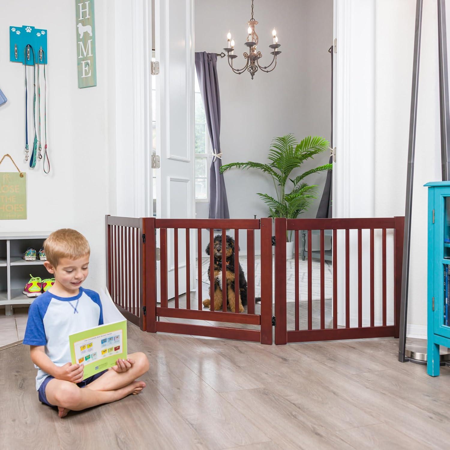 Puerta para Perros Primetime Petz 24" Nogal Configurable