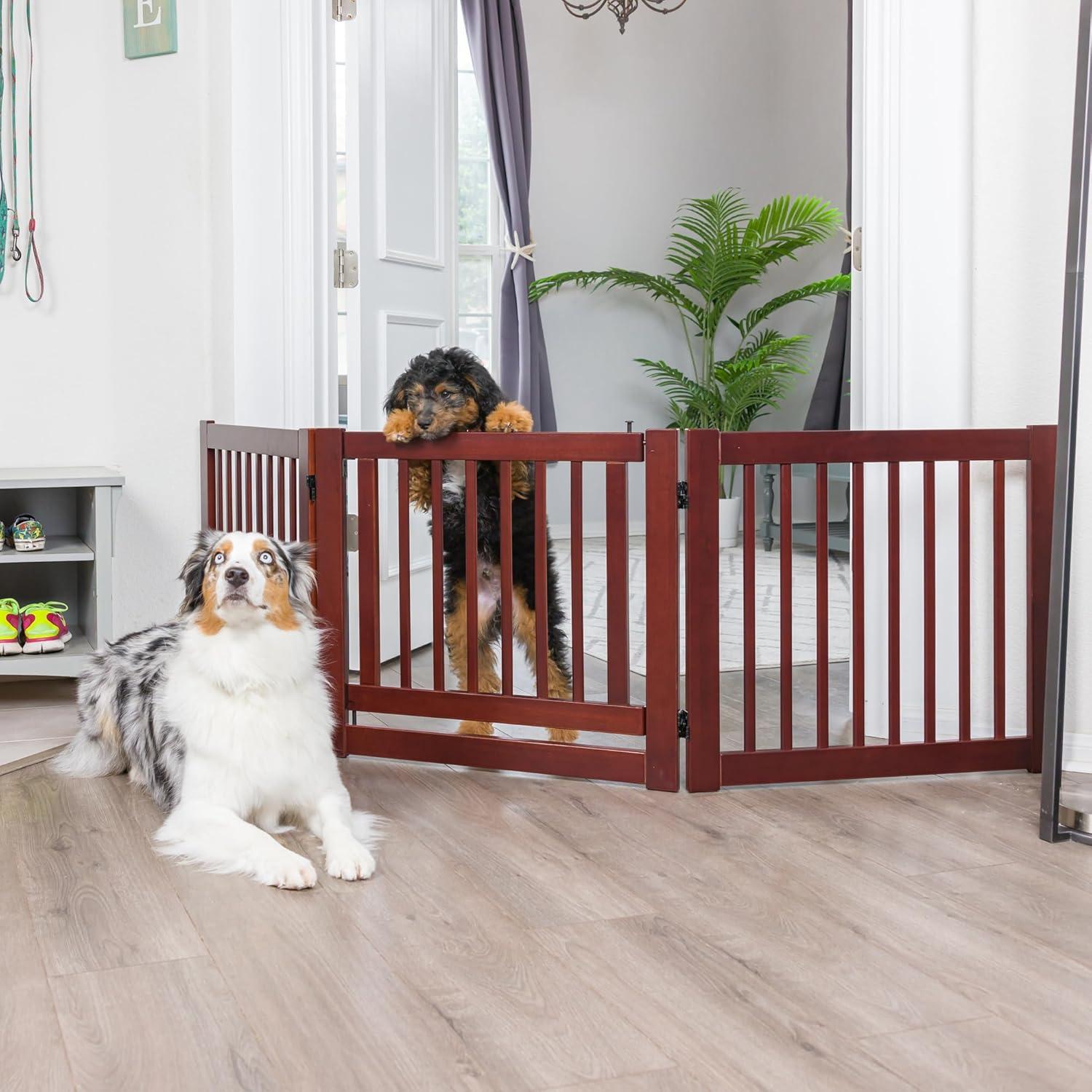 Puerta para Perros Primetime Petz 24" Nogal Configurable