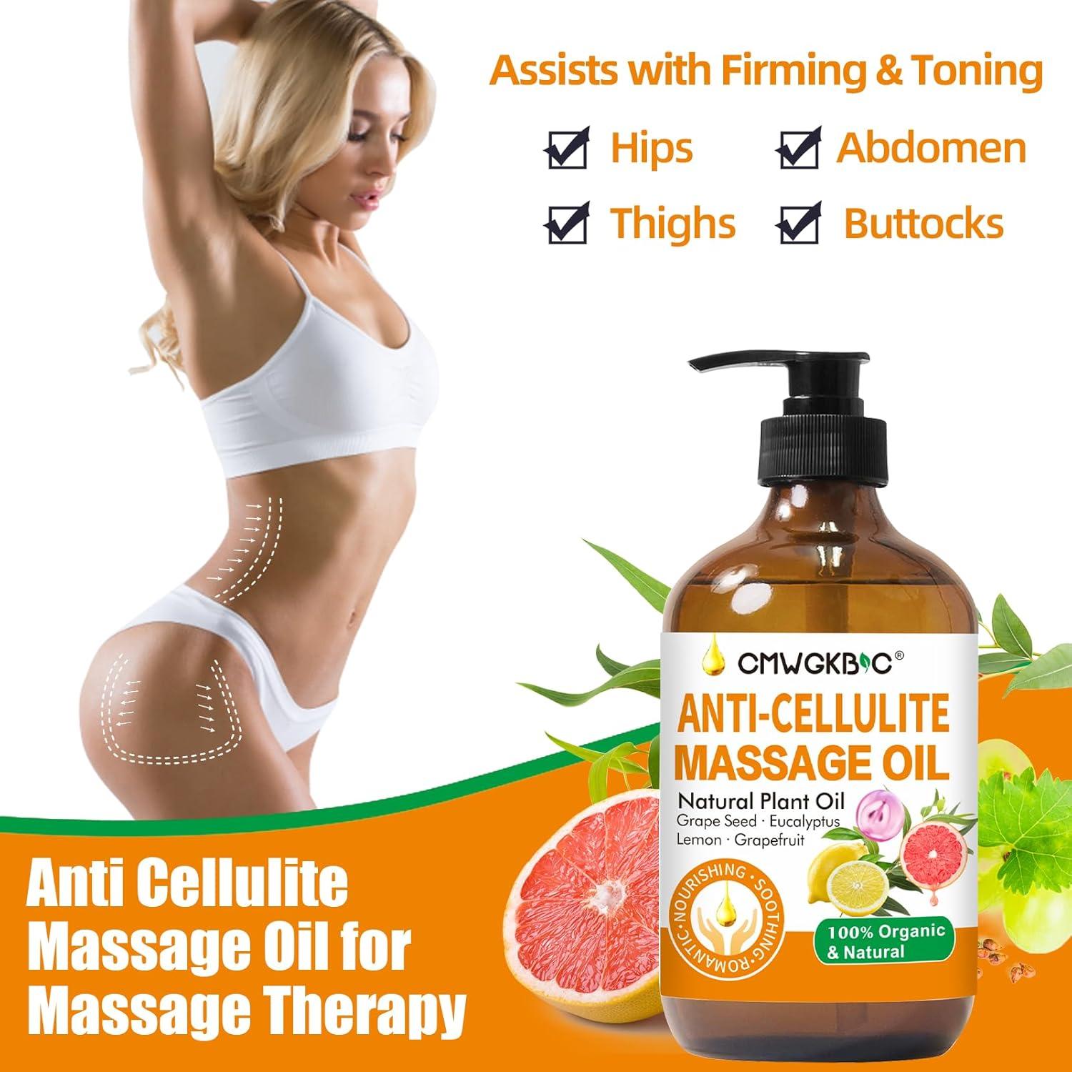 Aceite Anticelulitis CMWGKBC 200ml - Masaje Hidratante y Tonificante