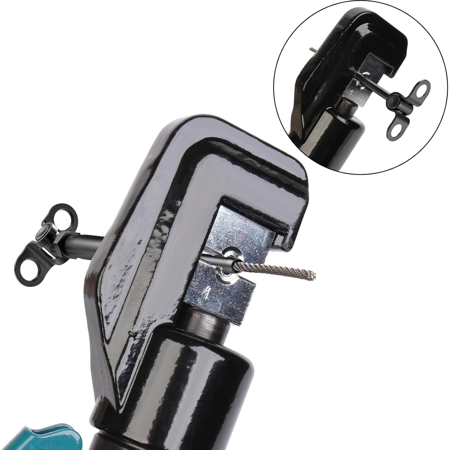 Kit de Barandilla de Cable BLIKA Negro 10 Pares 1/8" Acero Inoxidable