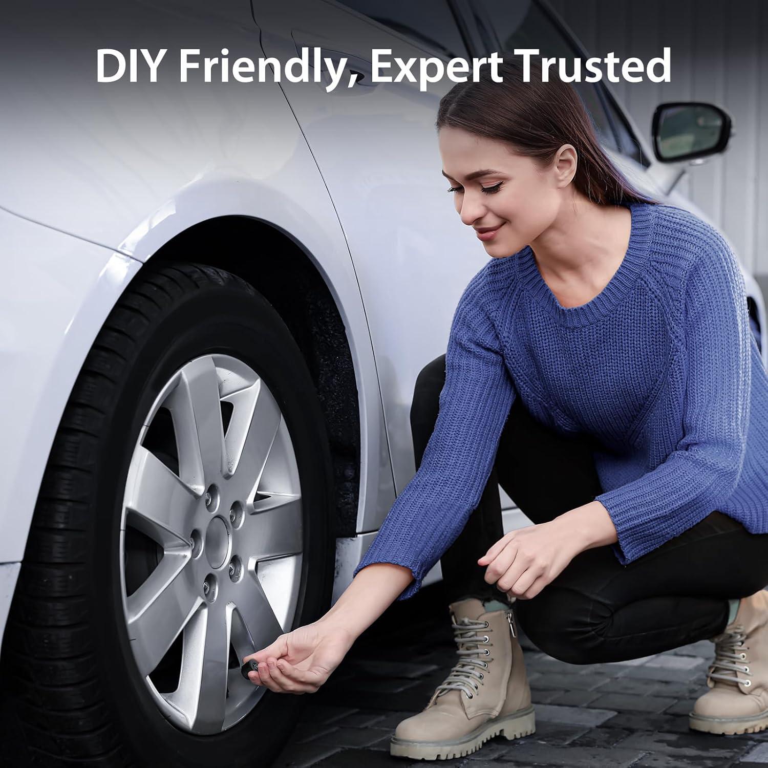 Monitoreo de Neumáticos Tymate TM7, TPMS Inalámbrico 4 Sensores