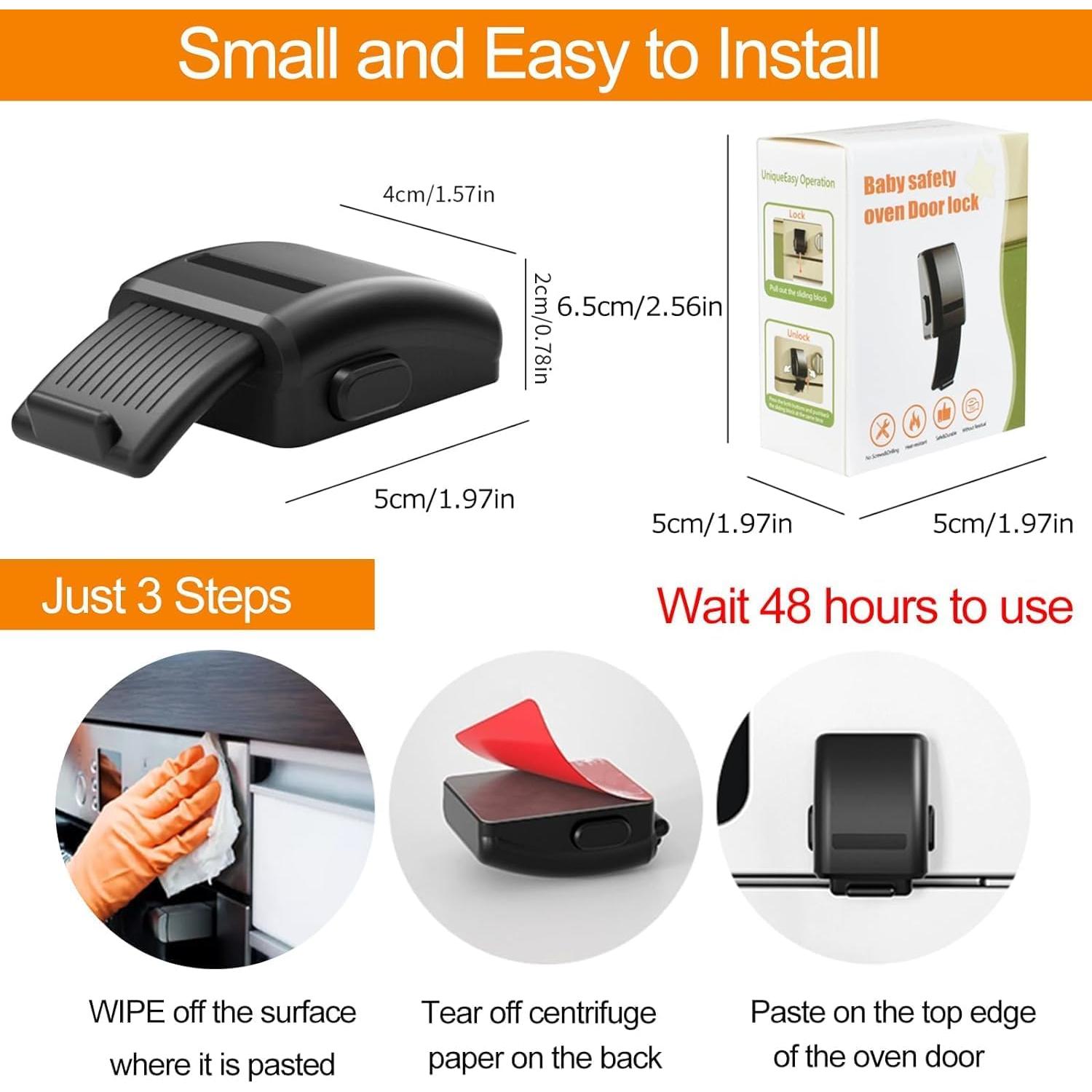 Cerradura de Seguridad para Horno PILISPARK 2 Pcs Niños