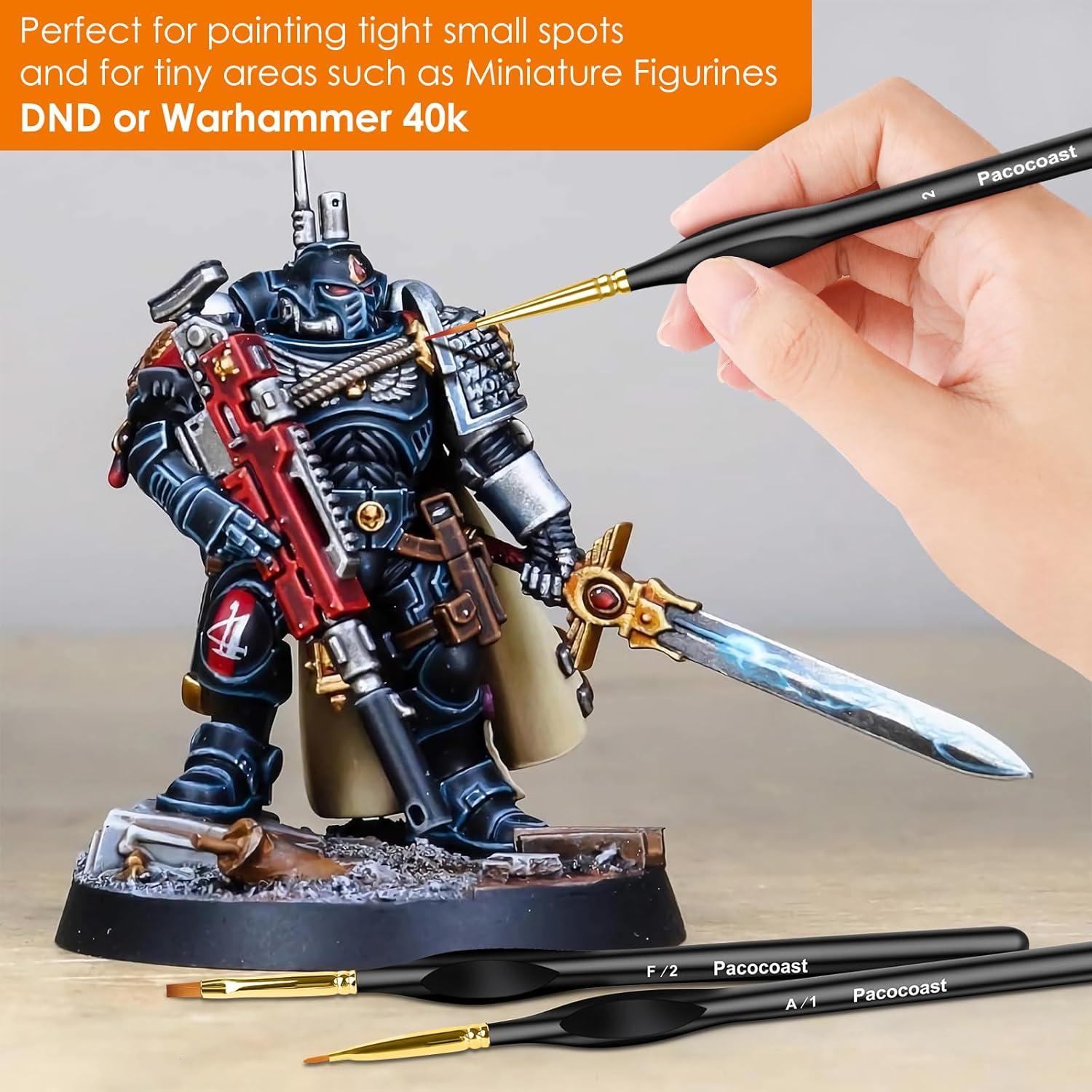 Juego de Pinceles Detallados Pacocoast 12 Piezas Negro