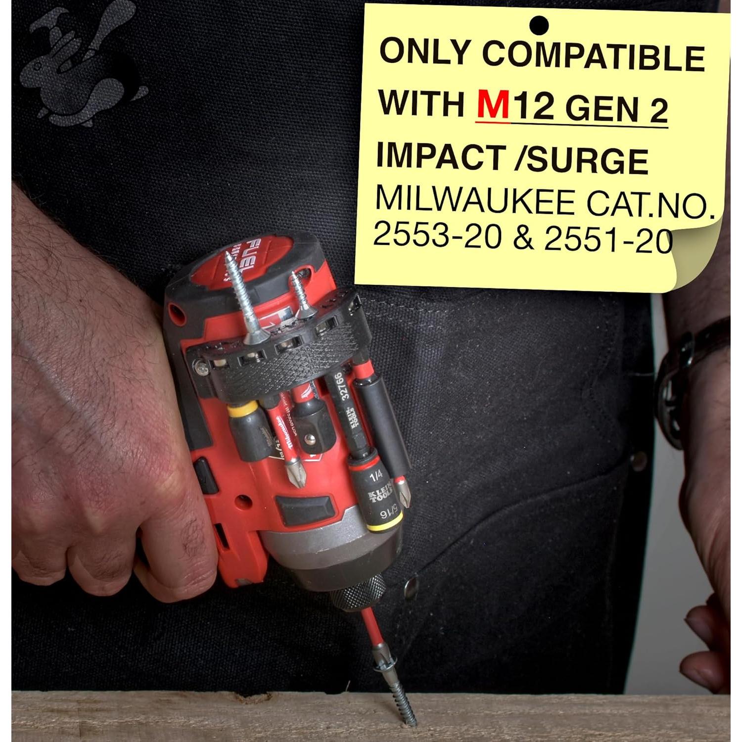 Soporte Magnético para Bits Milwaukee M12 Gen 2 Lado Derecho