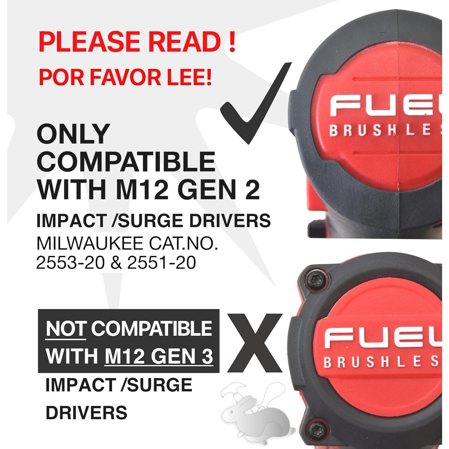 Soporte Magnético para Bits Milwaukee M12 Gen 2 Lado Derecho