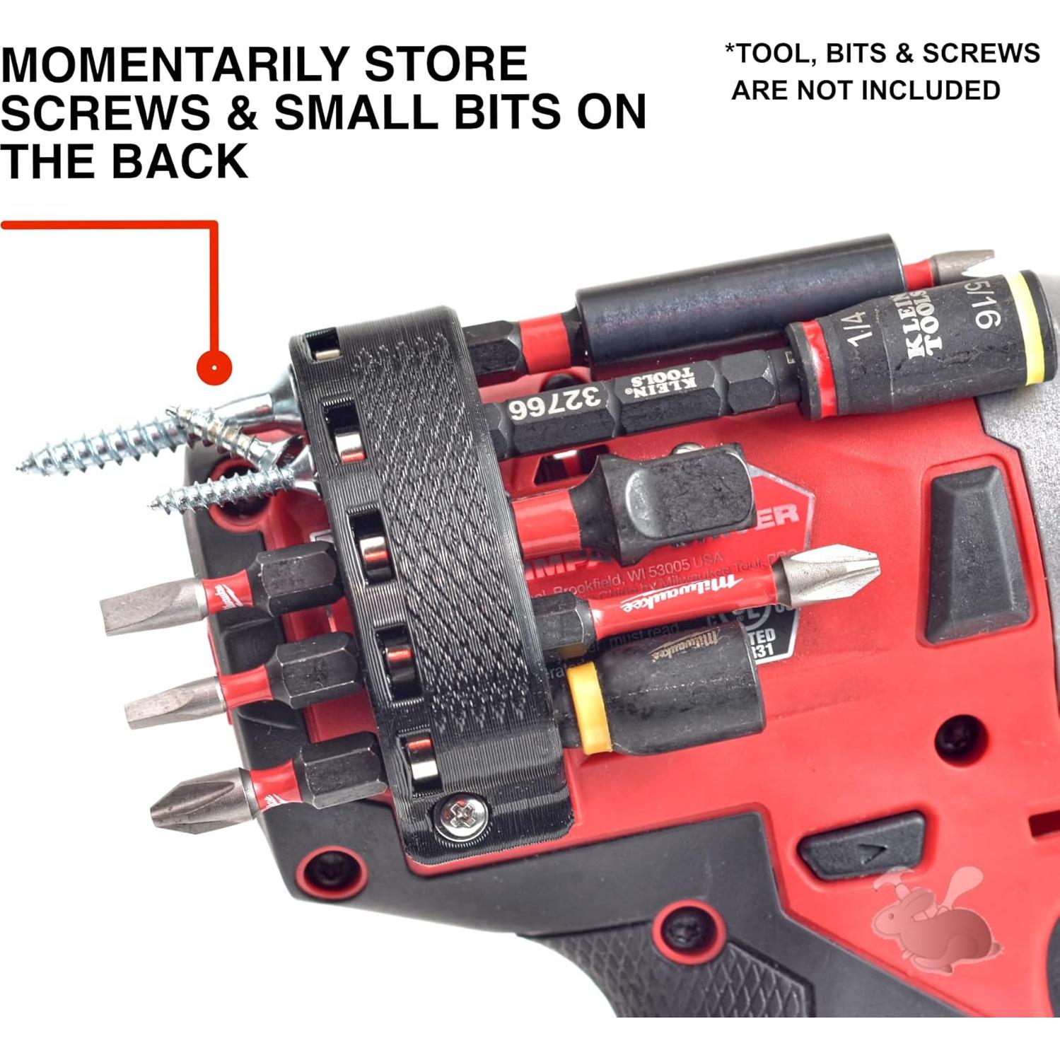 Soporte Magnético para Bits Milwaukee M12 Gen 2 Lado Derecho