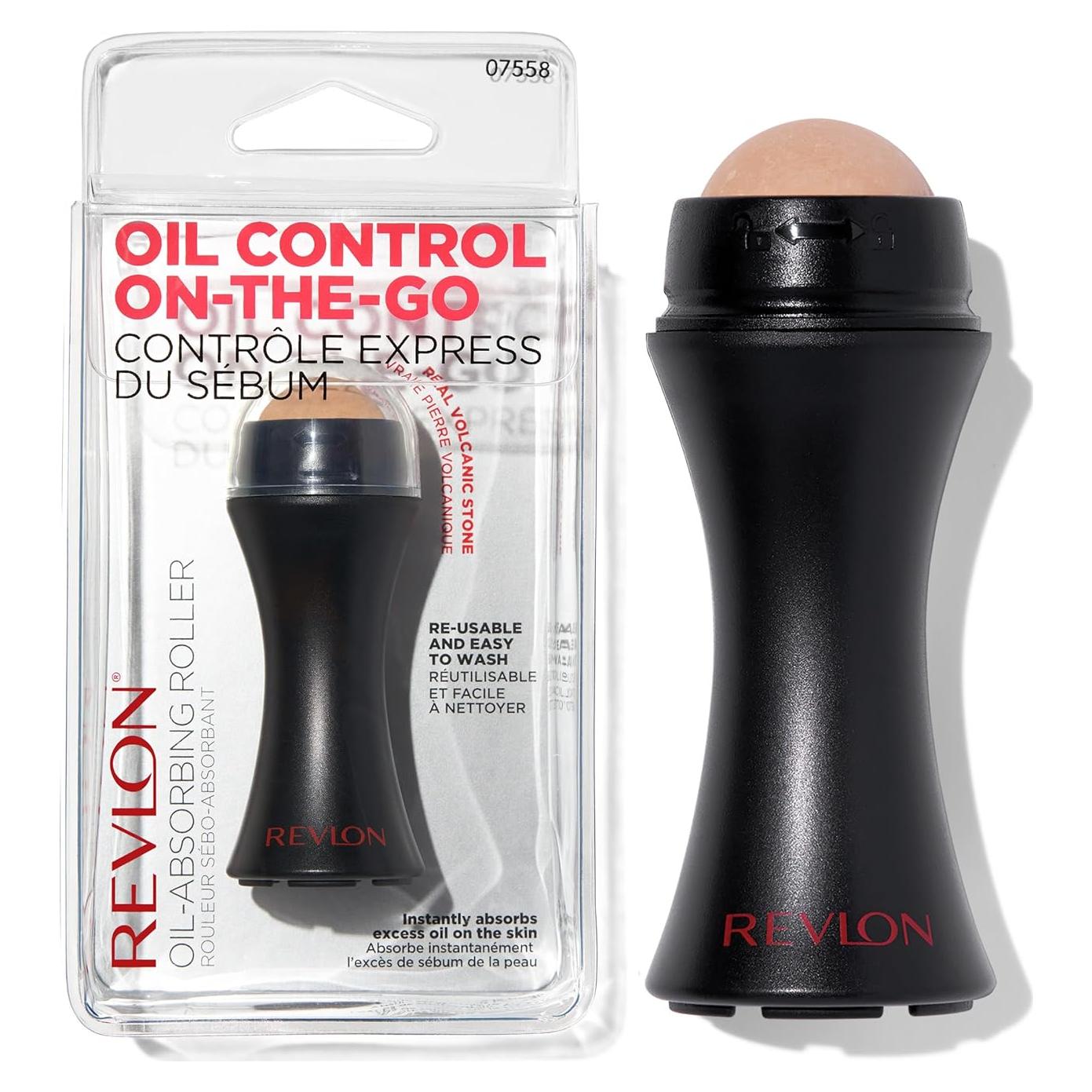 Rodillo Facial Revlon de Piedra Volcánica, Control de Piel Grasa
