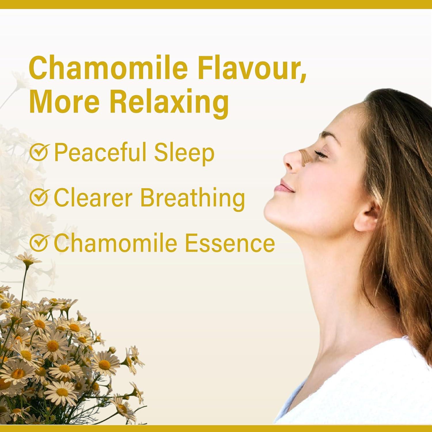 Chamomile Nasal Strips for Snoring - Pack of 100 Tan Nose Strips to Improve Snoring - Helpful to Improve Sleeping, Nasal Congestion Due to Cold and Allergies