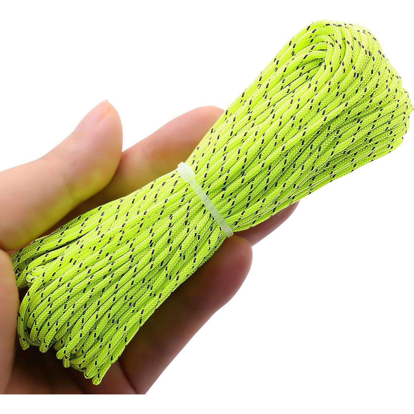 Cuerda de Campaña Reflectante 20m ThreeBulls 1.8mm Verde