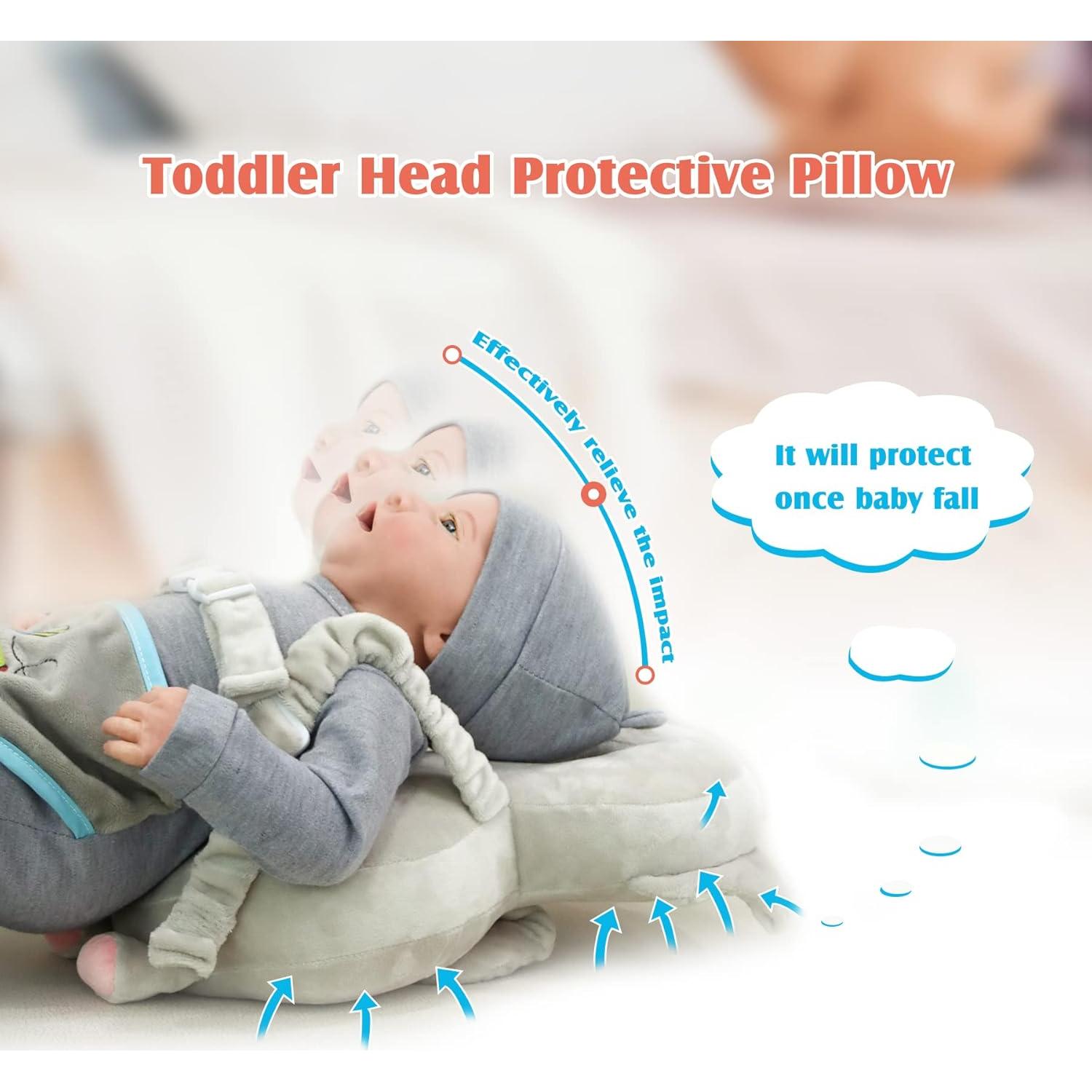 Calody Protector de Cabeza para Bebés Elefante 33x19cm