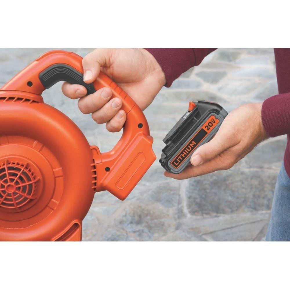 Batería de Litio Ion 20V MAX Black+Decker 2.0Ah