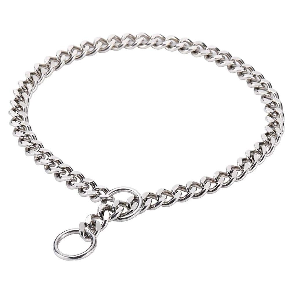 Collar de ahorque para perros SGODA 50.8 cm acero inoxidable