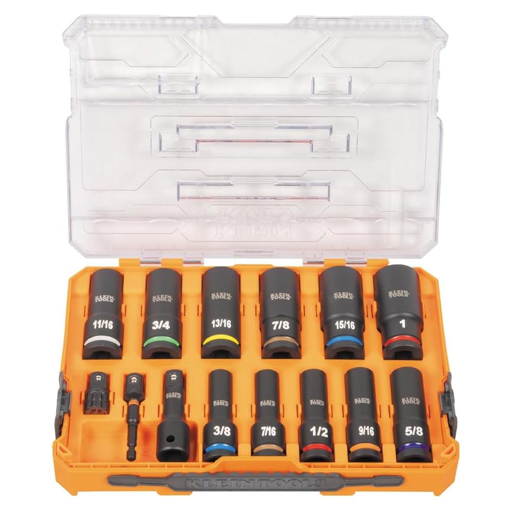 Juego de Enchufes de Impacto Klein Tools 65111 14 Piezas SAE