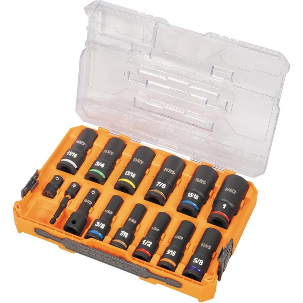 Juego de Enchufes de Impacto Klein Tools 65111 14 Piezas SAE