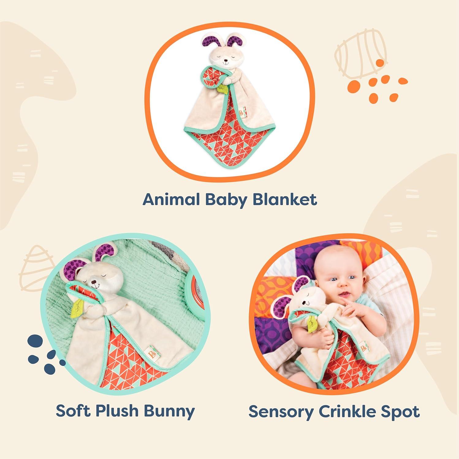 Manta de Seguridad B. toys Conejito Suave 31.75x20.96cm