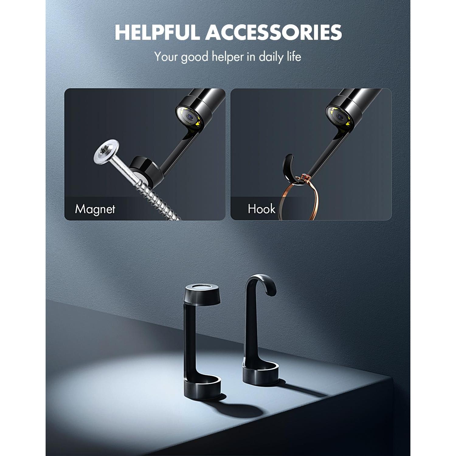 Cámara Endoscópica Doble Lente Anykit 5m IP67 Tipo-C