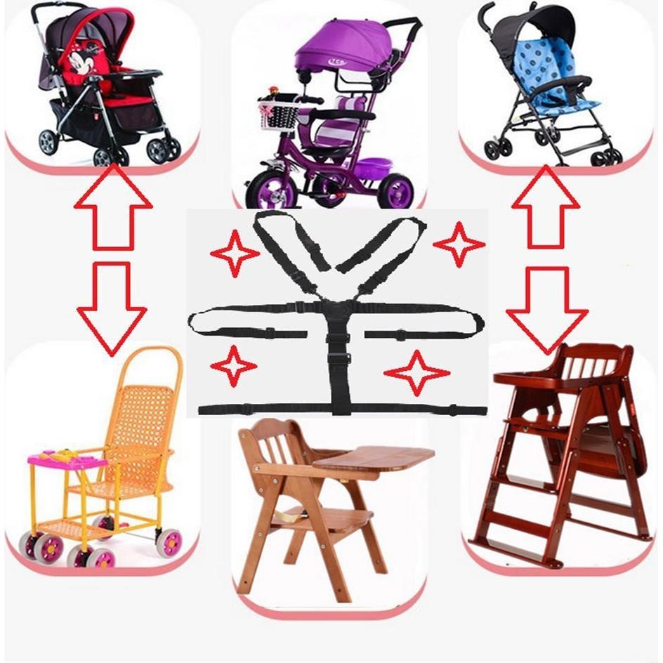 Cinturón de Seguridad Kocpudu 5 Puntos para Silla Alta