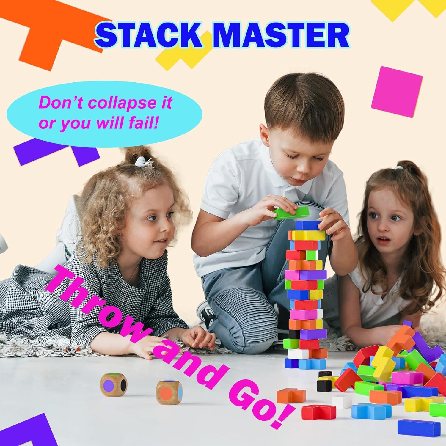 Juego de Mesa 4-en-1 Montessori Yunhe - 120 Piezas para Niños 4+