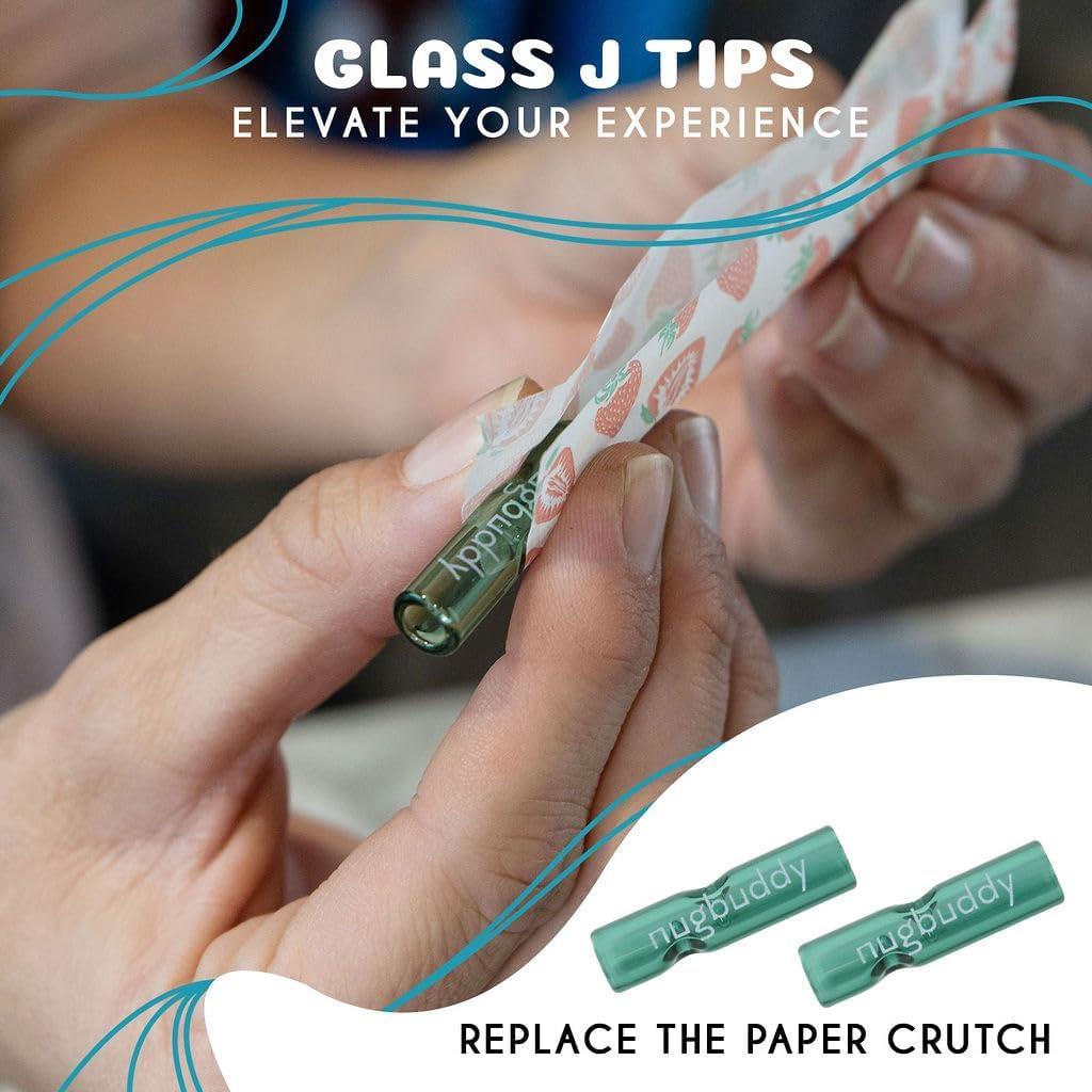 Estuche de Viaje Nugbuddy Verde - Accesorios de Vidrio Incluidos