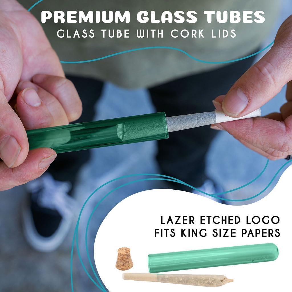 Estuche de Viaje Nugbuddy Verde - Accesorios de Vidrio Incluidos