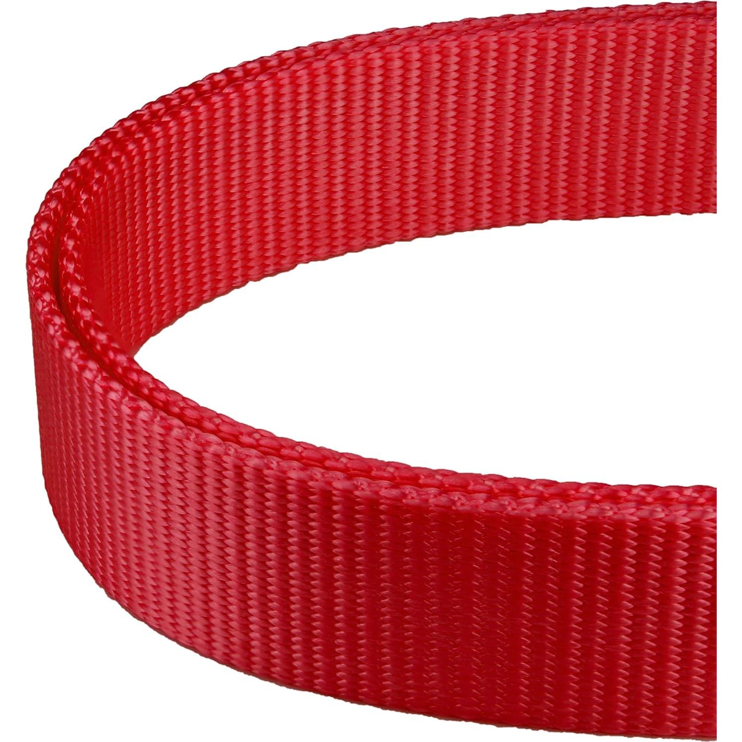 Collar Martingale Ajustable Mikivery Nylon Rojo M 2.54cm
