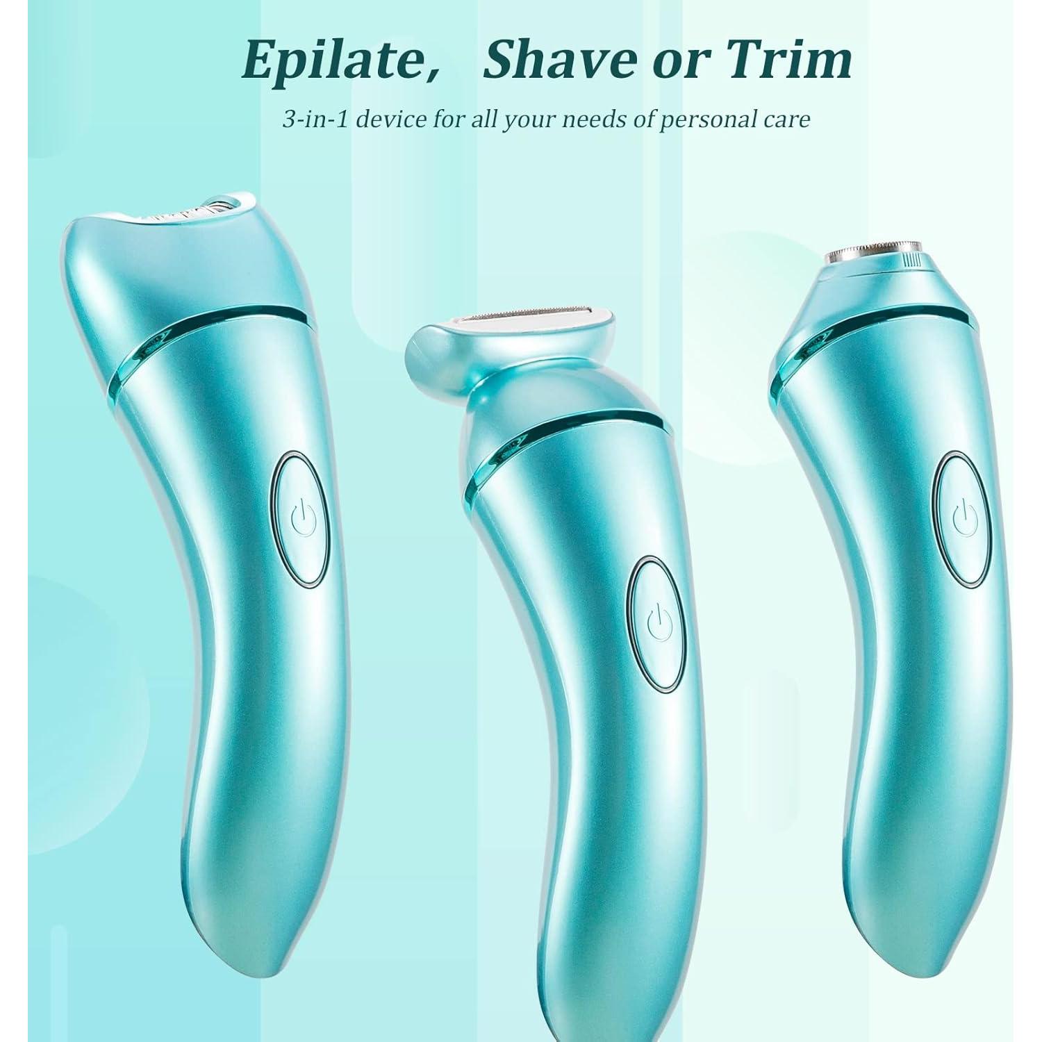Epilador YHC 3-en-1 Inalámbrico Impermeable para Mujeres