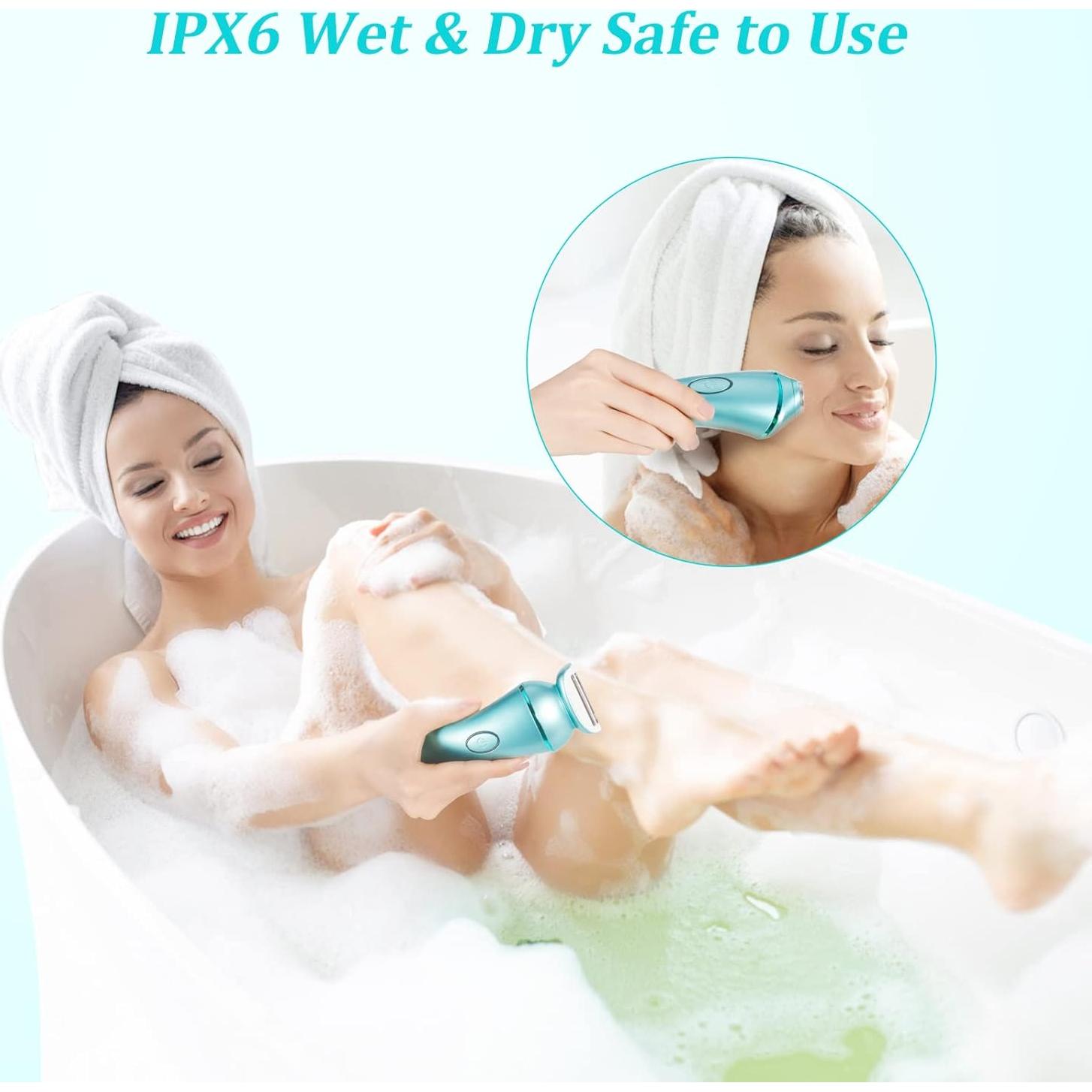 Epilador YHC 3-en-1 Inalámbrico Impermeable para Mujeres