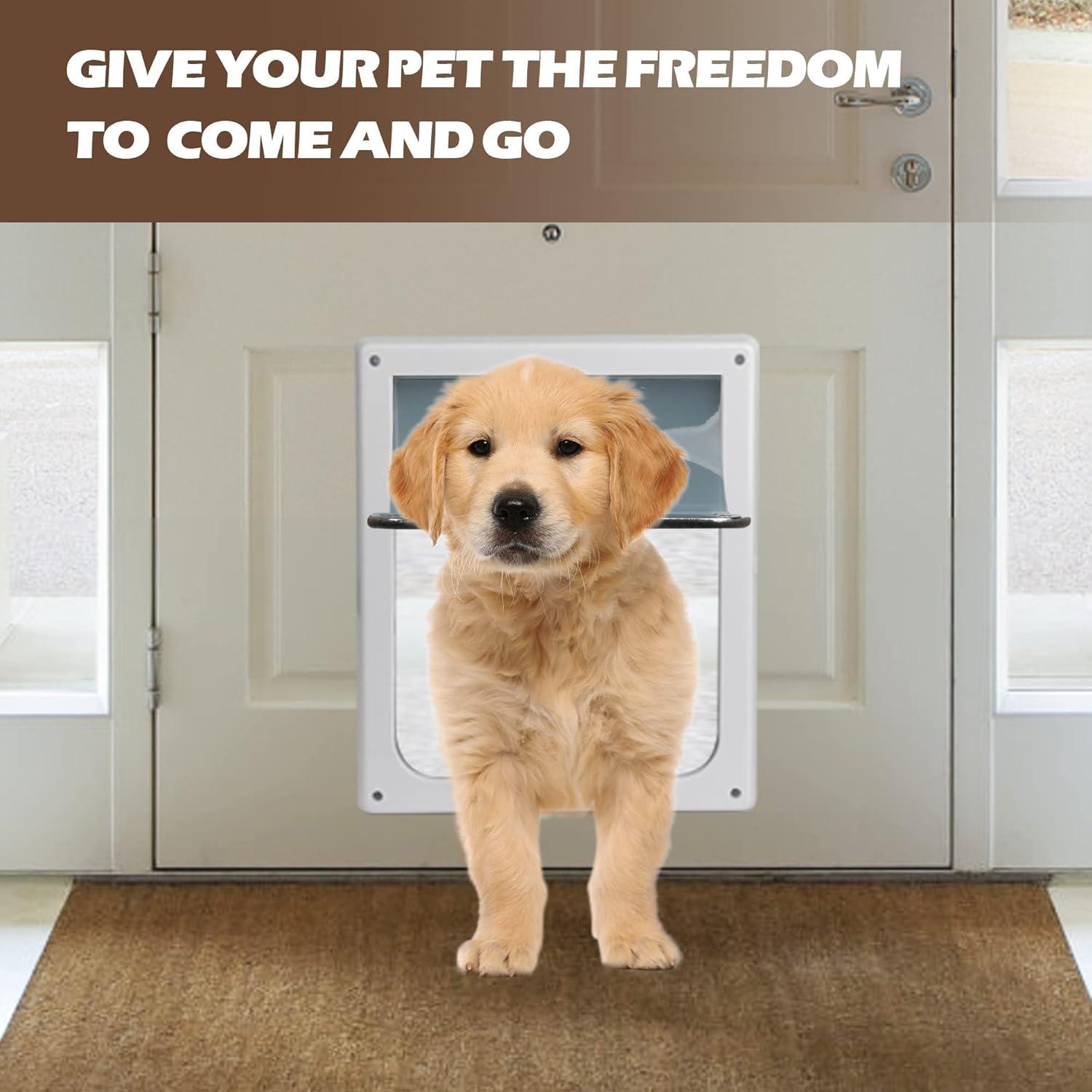 Puerta para Mascotas PETPRIME Grande 2 Vías con Bloqueo