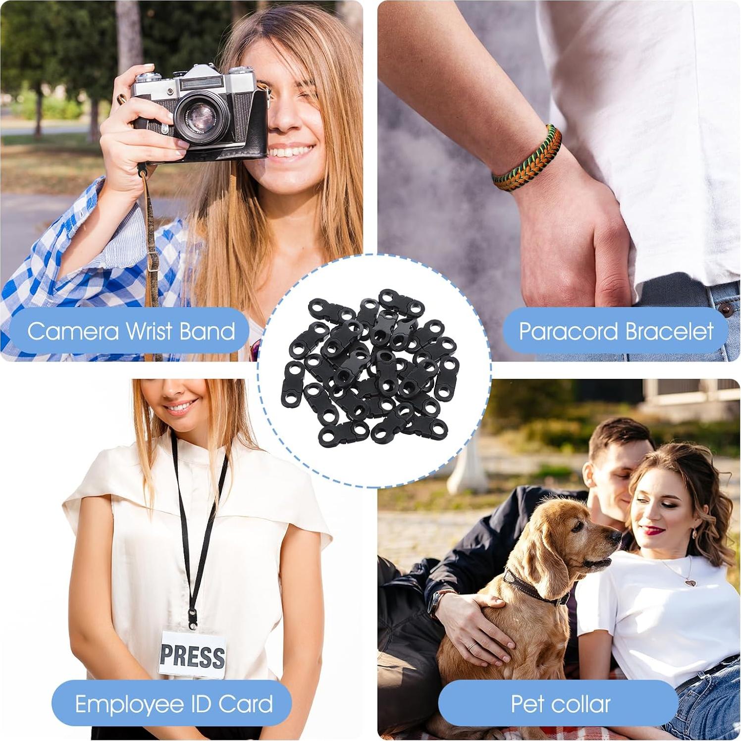 Mini Hebillas de Seguridad Desprendibles COMNICO 25 Pcs 6mm