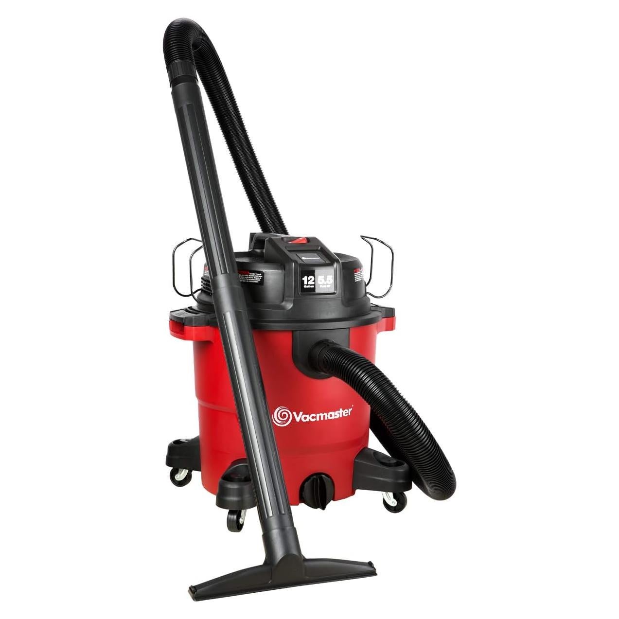 Vacmaster 12-Gallon 5.5 Peak HP Heavy-Duty Wet/Dry Vacuum - VJH1211PF 1101