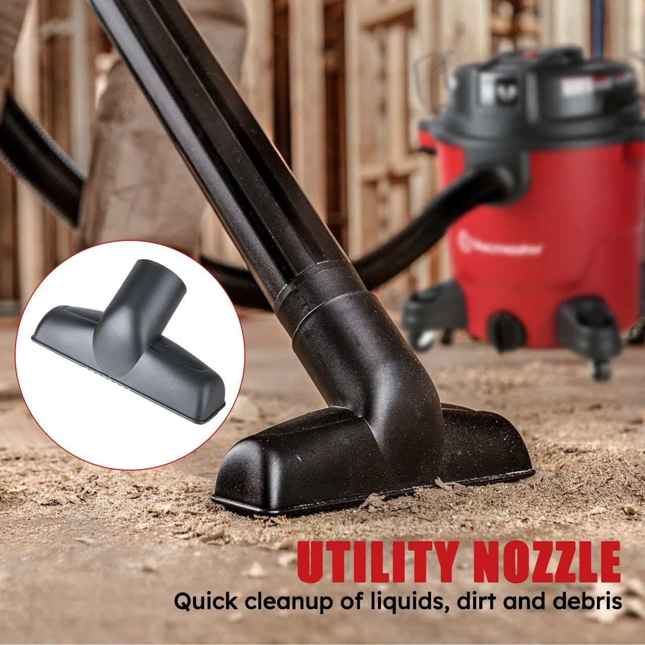 Vacmaster 12-Gallon 5.5 Peak HP Heavy-Duty Wet/Dry Vacuum - VJH1211PF 1101