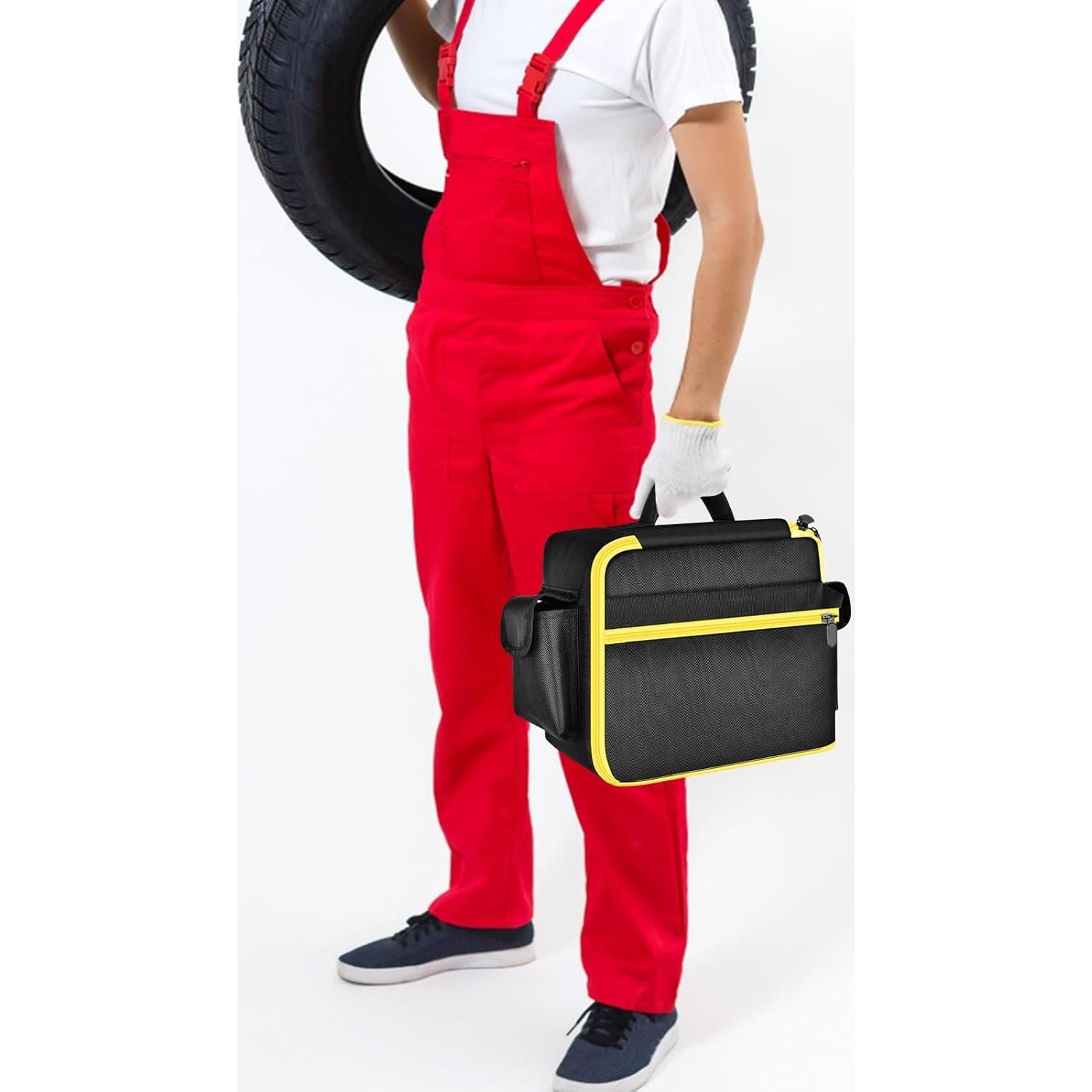 Funda para Compresor de Aire Tanmqin 20V Amarillo Interior