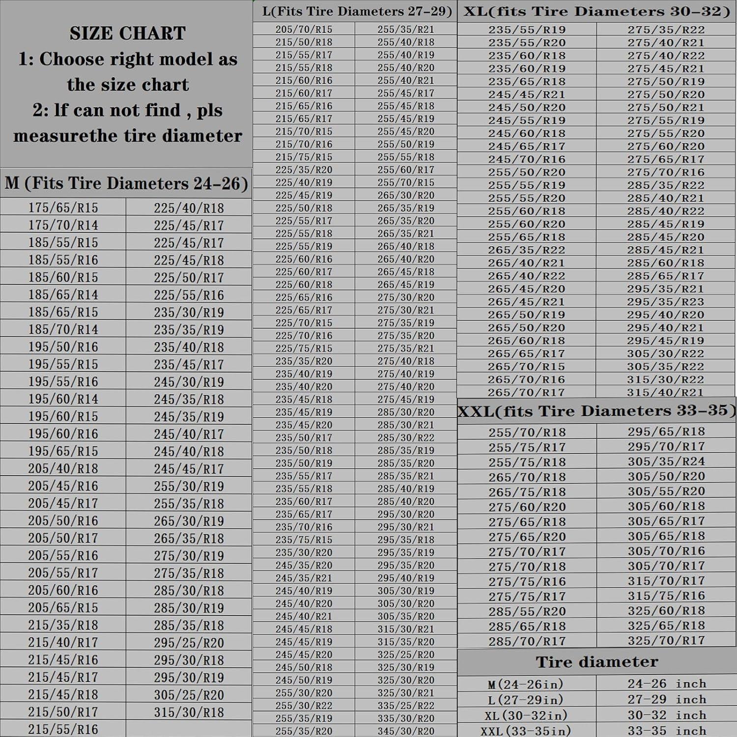 Cubierta de Rueda LTMWFH SDCS-123 33-35 cm Impermeable