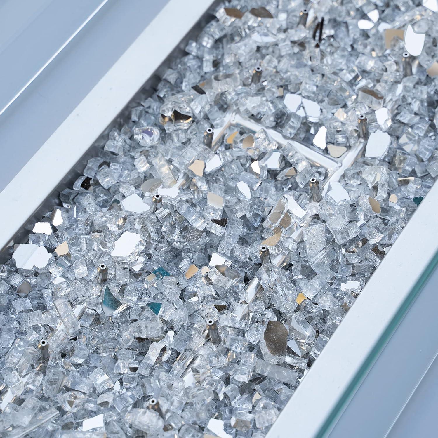 Vidrio de Fuego Stanbroil 4,54 kg Reflectante Platino 1/2"