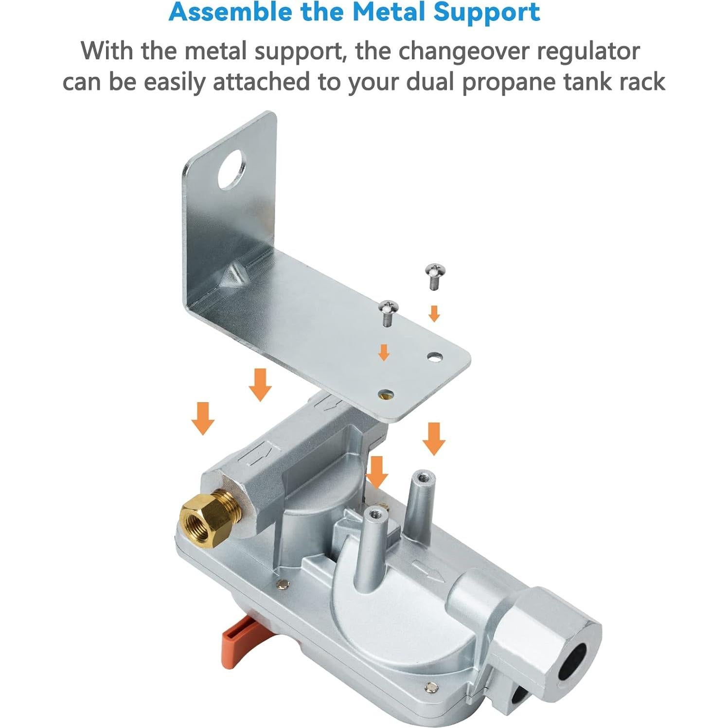 Regulador de Propano Skyflame RV Doble Etapa con 2 Mangueras