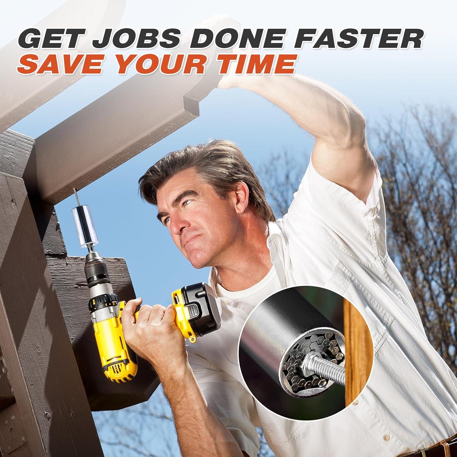 Herramienta Enchufe Universal EGIFI 2 PCS Plata - Acero Vanadio