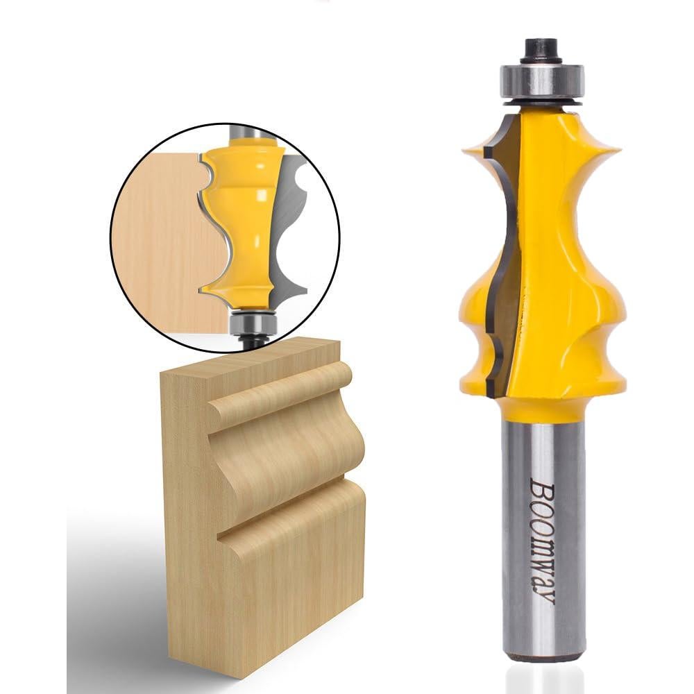 Bits de Router Boomway 1.27cm Vástago para Molduras