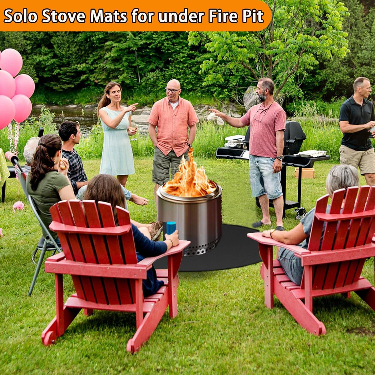 Alfombrilla de Fuego Brinman 100 cm Antideslizante y Resistente