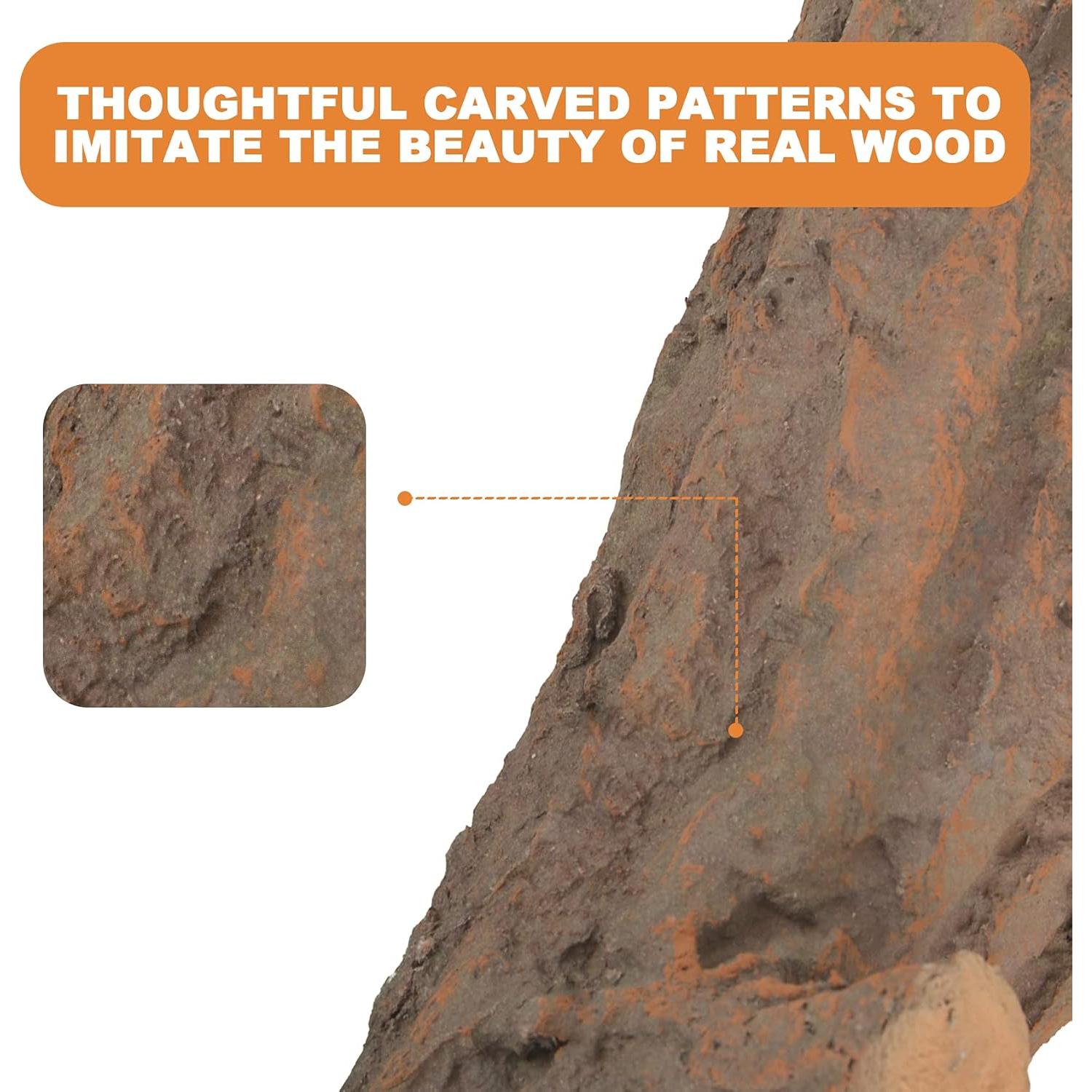 Troncos de Cerámica Skyflame 3 pcs para Chimenea Gas