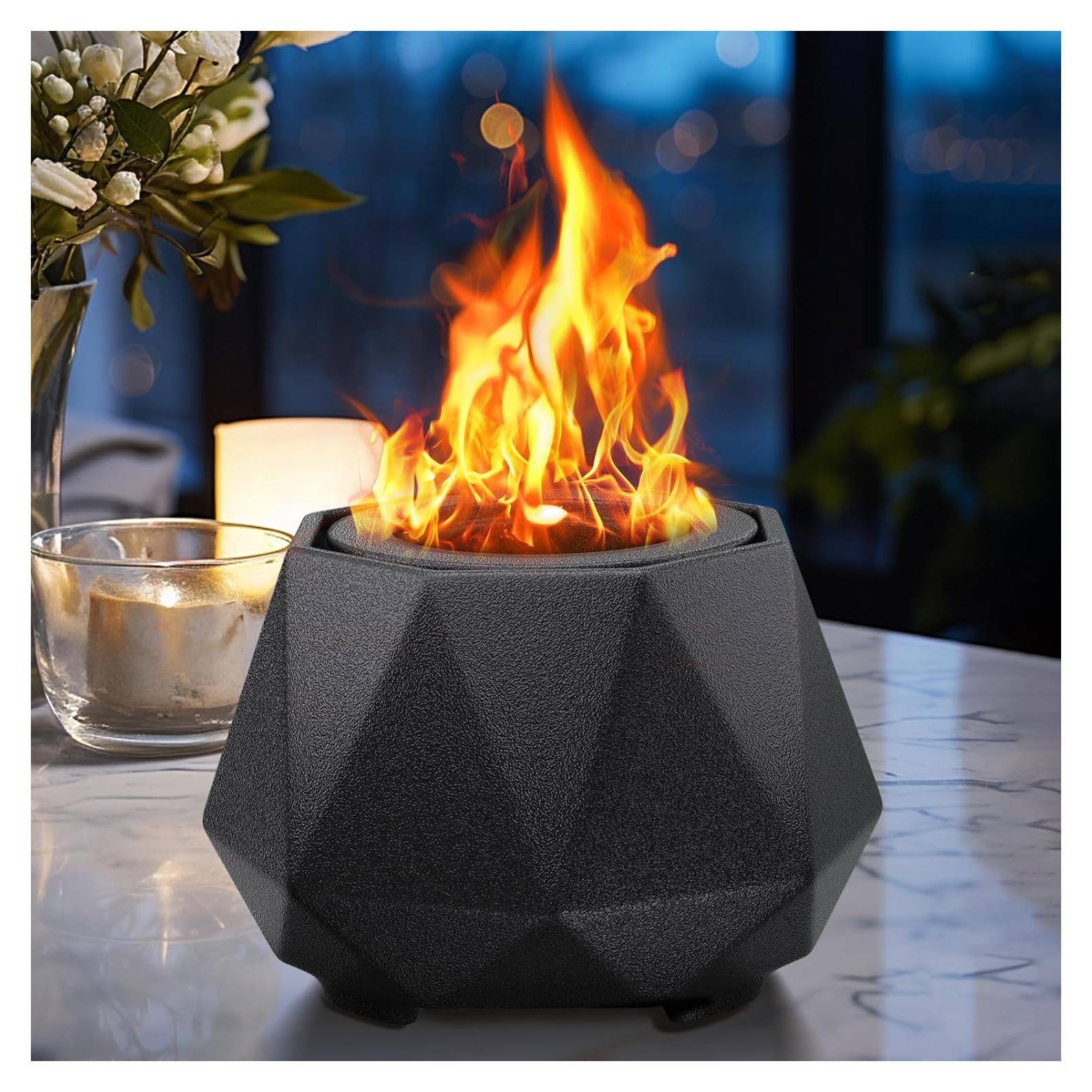 Tazón de Fuego de Mesa Mood Pie Cerámica 18 cm Negro