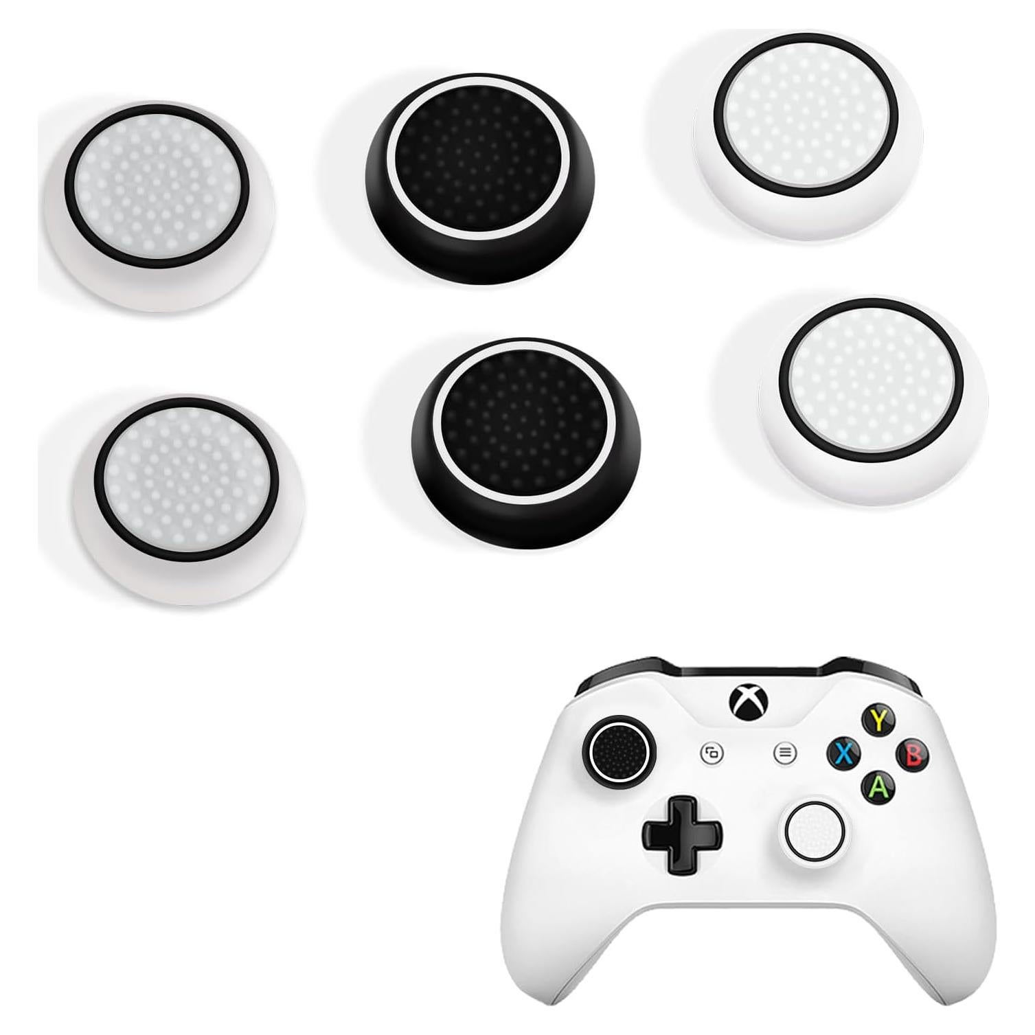 Tapas de Agarre para Pulgar DLseego - Silicona Antideslizante Negro