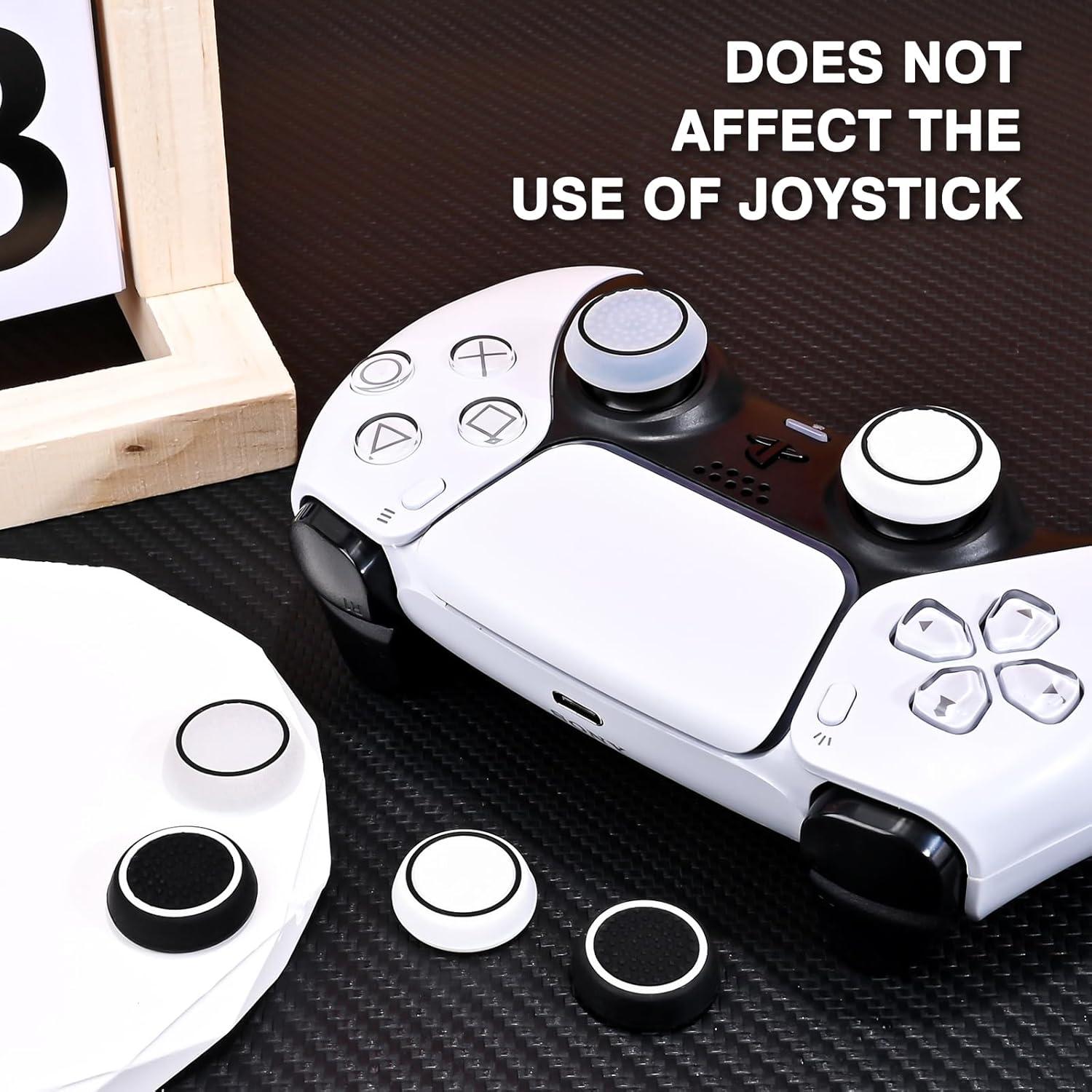 Tapas de Agarre para Pulgar DLseego - Silicona Antideslizante Negro