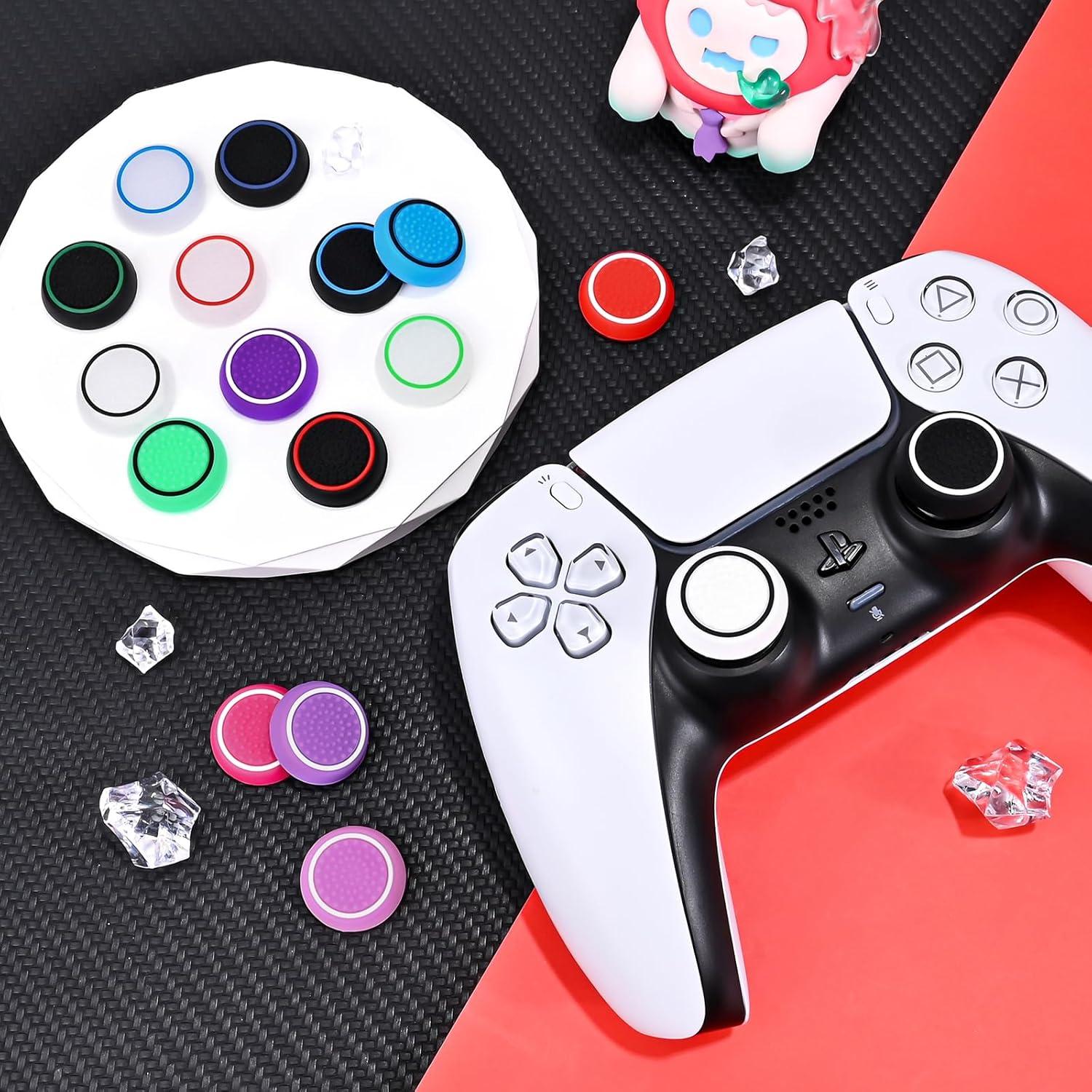 Tapas de Agarre para Pulgar DLseego - Silicona Antideslizante Negro