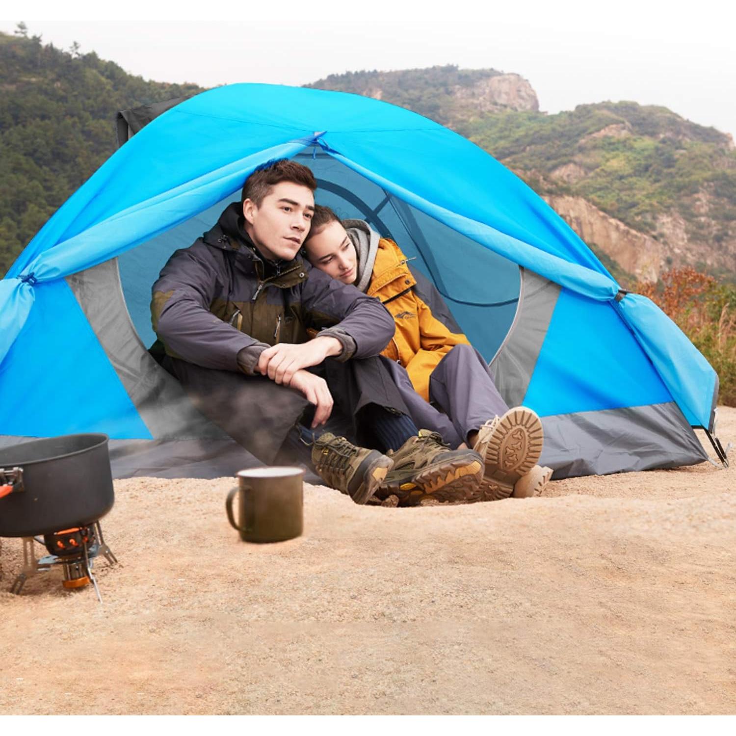 Carpa de Camping BISINNA ZL001O para 2 Personas Impermeable