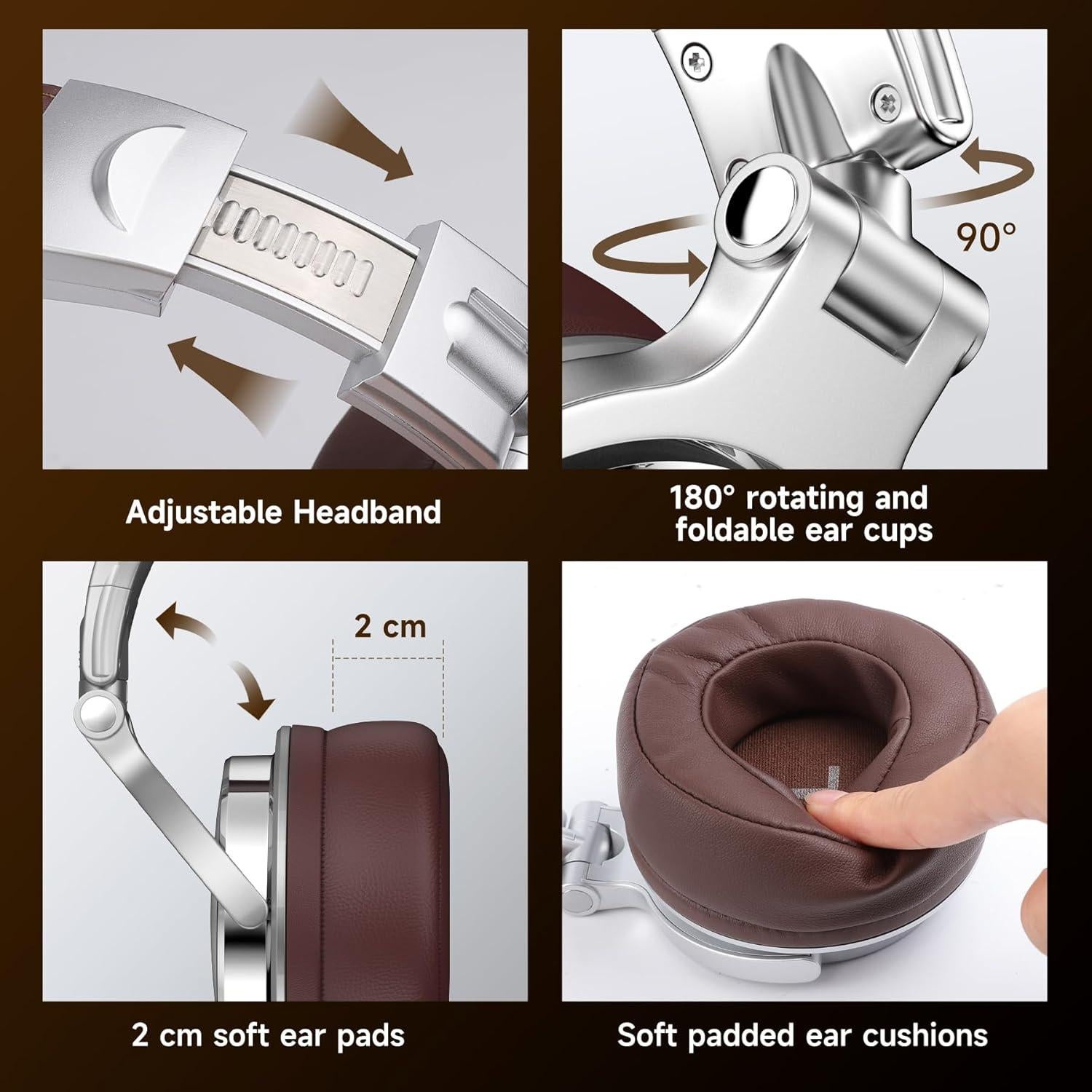 Auriculares OneOdio Pro-30 Circumaurales 50mm con Cable