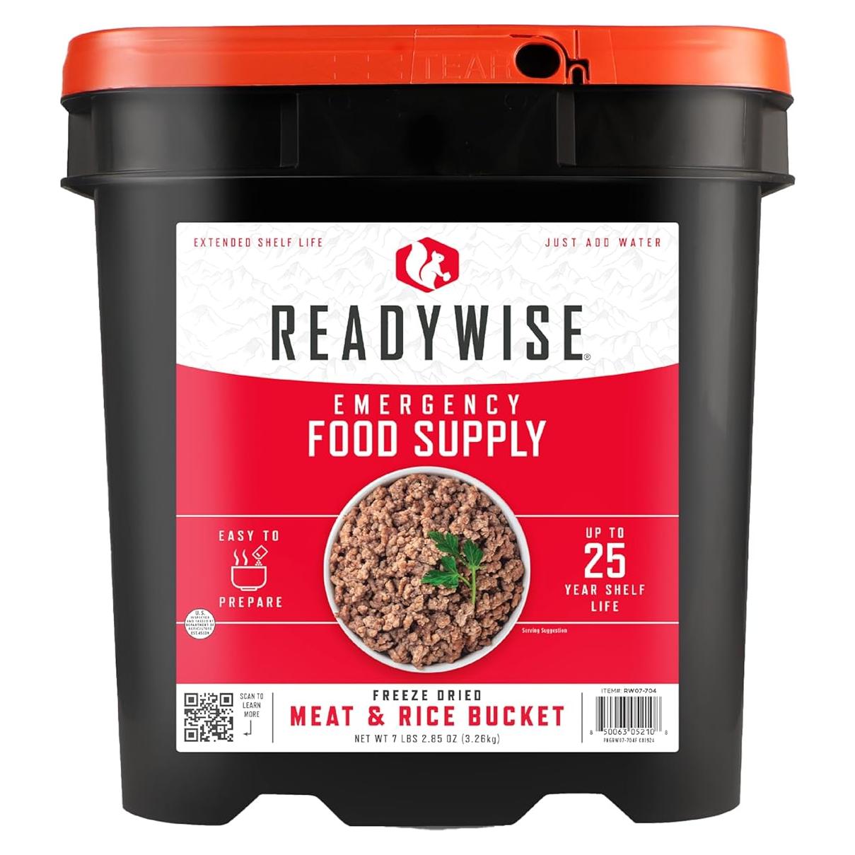 ReadyWise Suministro de Alimentos de Emergencia 88 Porciones