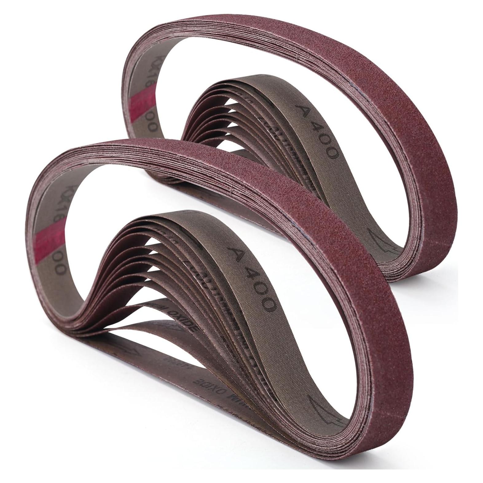 Cintas de Lijado BOSHCRAFT 1/2x45.7 cm 24 Pcs Granos 60-400