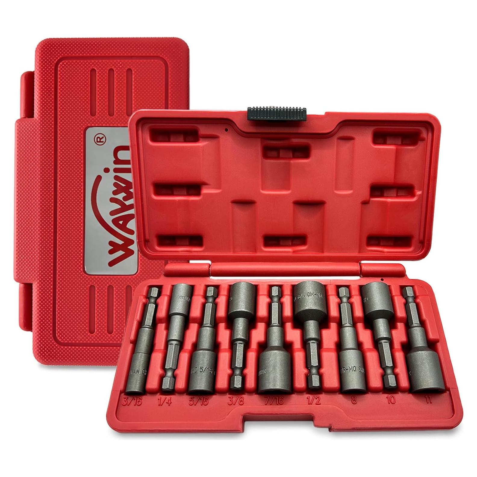 Juego de 9 Piezas Controlador de Tuercas WAYwin Hexagonal