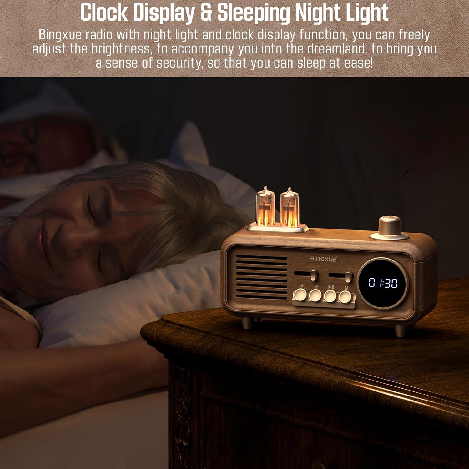 Altavoz Bluetooth Ruihua RH-P260 Retro con Radio FM y USB