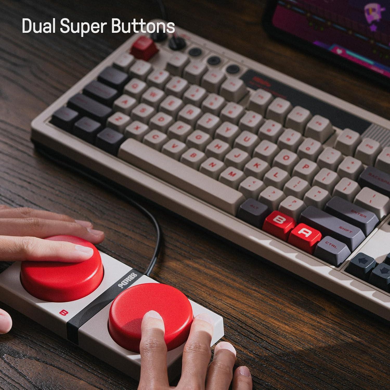 Teclado Mecánico 8Bitdo Edición N 87 Teclas Bluetooth USB-C